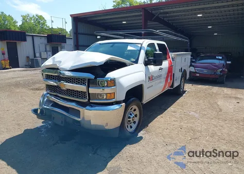 2019 Chevrolet Silverado 2500Hd Wt из США, поврежденный, VIN 1GC1KREG5KF172646